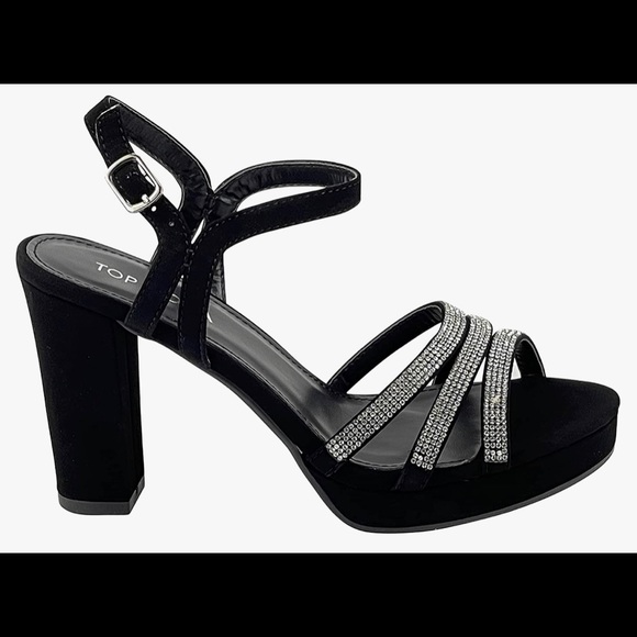 COPY - NWT Rhinestone Sandal High Heeled Pumps